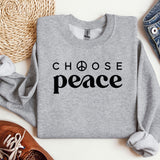 Choose Peace Sweatshirt, Charity Hoodie, Palestine Hoodie, Activist Sweatshirt, Equality Hoodie, Human Right Sweater, Protest Sweatshirt