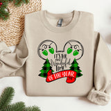 Christmas Disney Sweatshirt, Trendy Sweatshirt, Disneyland Sweatshirt, Oversized Sweatshirt, Christmas Sweatshirt, Christmas Gift