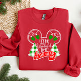 Christmas Disney Sweatshirt, Trendy Sweatshirt, Disneyland Sweatshirt, Oversized Sweatshirt, Christmas Sweatshirt, Christmas Gift