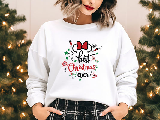 Christmas Disney Sweatshirt, Trendy Sweatshirt, Disneyland Sweatshirt, Oversized Sweatshirt, Christmas Sweatshirt, Christmas Gift