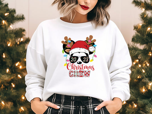 Christmas Crew Sweatshirt, Trendy Sweatshirt, Disneyland Sweatshirt, Oversized Sweatshirt, Christmas Sweatshirt, Christmas Gift