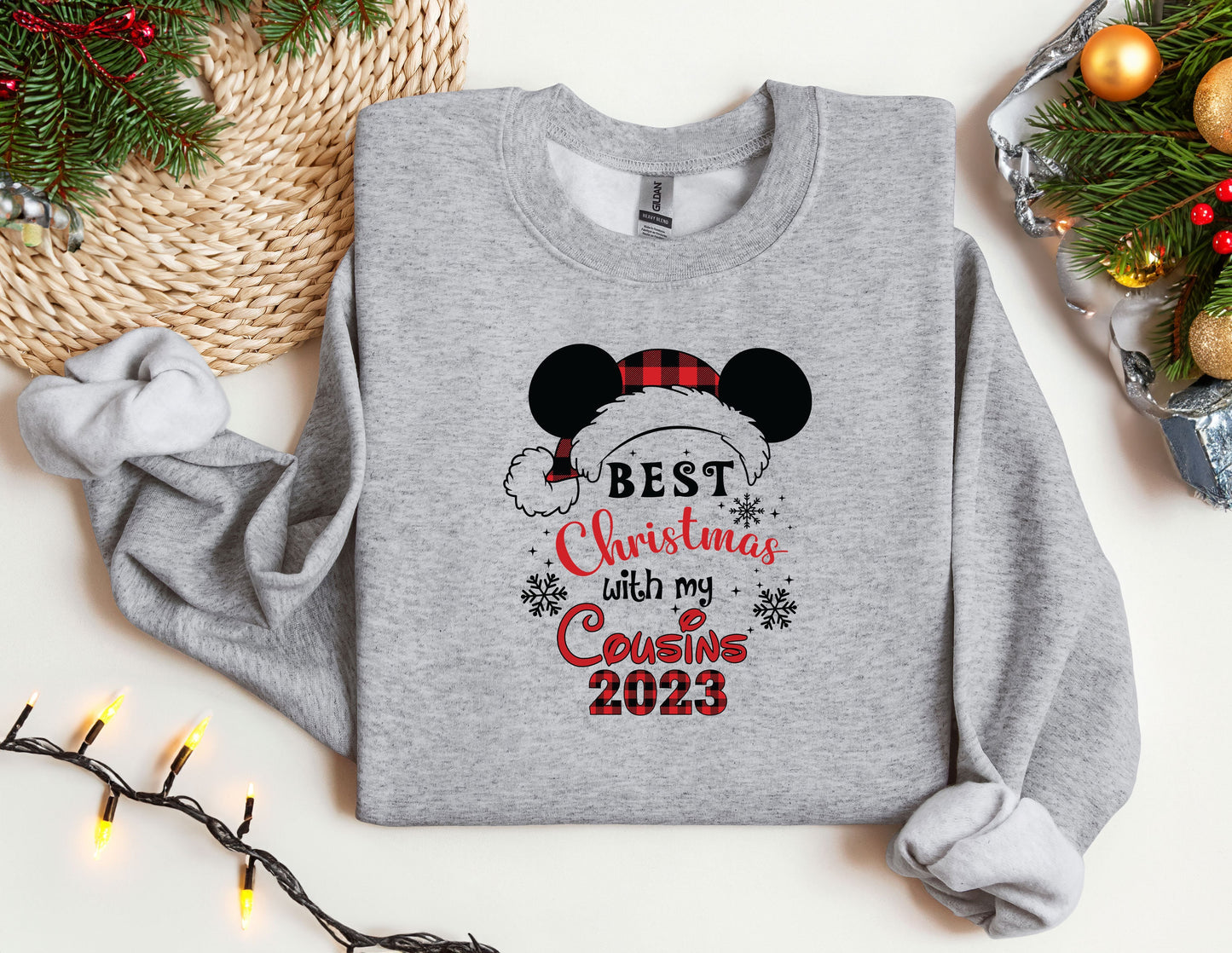 Cousin Christmas Sweatshirt, Trendy Sweatshirt, Disneyland Sweatshirt, Oversized Sweatshirt, Christmas Sweatshirt, Christmas Gift