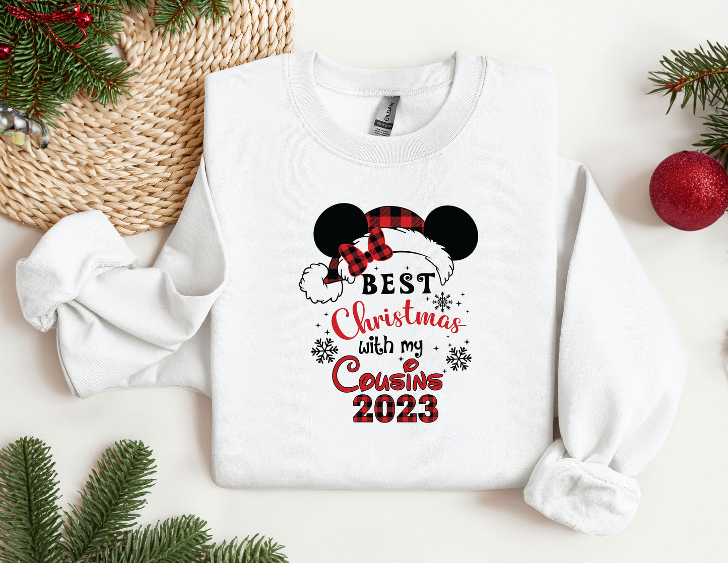 Cousin Christmas Sweatshirt, Trendy Sweatshirt, Disneyland Sweatshirt, Oversized Sweatshirt, Christmas Sweatshirt, Christmas Gift