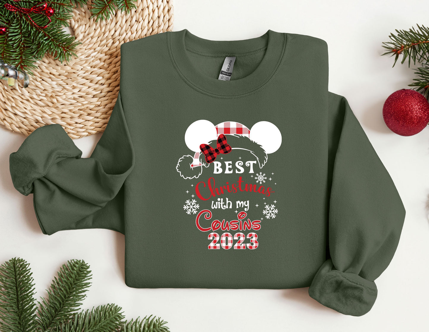 Cousin Christmas Sweatshirt, Trendy Sweatshirt, Disneyland Sweatshirt, Oversized Sweatshirt, Christmas Sweatshirt, Christmas Gift