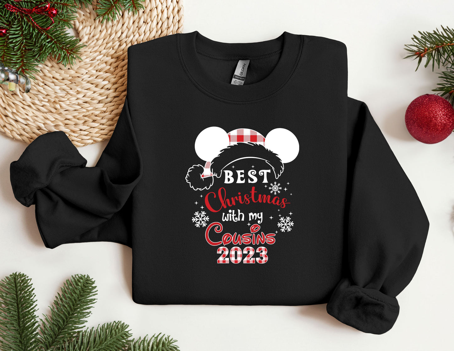 Cousin Christmas Sweatshirt, Trendy Sweatshirt, Disneyland Sweatshirt, Oversized Sweatshirt, Christmas Sweatshirt, Christmas Gift