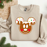 Christmas Disney Gingerbread Sweatshirt, Trendy Sweatshirt, Disneyland Sweatshirt, Oversize Sweatshirt, Christmas Sweatshirt, Christmas Gift