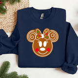 Christmas Disney Gingerbread Sweatshirt, Trendy Sweatshirt, Disneyland Sweatshirt, Oversize Sweatshirt, Christmas Sweatshirt, Christmas Gift