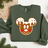 Christmas Disney Gingerbread Sweatshirt, Trendy Sweatshirt, Disneyland Sweatshirt, Oversize Sweatshirt, Christmas Sweatshirt, Christmas Gift
