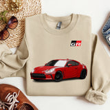 Toyota GR86 Gazoo Racing unisex sweatshirt, Drift Car Hoodie, Automotive Apparel Car Guys, Gift JDM Touge Enthusiasts Sweat, Car Sweatshirt