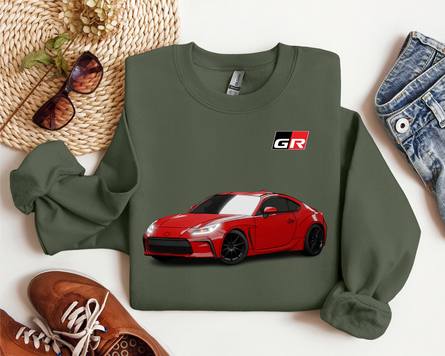 Toyota GR86 Gazoo Racing unisex sweatshirt, Drift Car Hoodie, Automotive Apparel Car Guys, Gift JDM Touge Enthusiasts Sweat, Car Sweatshirt