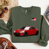 Toyota GR86 Gazoo Racing unisex sweatshirt, Drift Car Hoodie, Automotive Apparel Car Guys, Gift JDM Touge Enthusiasts Sweat, Car Sweatshirt