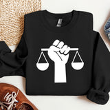Equality Sweatshirt, Palestine Hoodie, Activist Sweatshirt, Measure Hoodie, Human Rights, Protest Sweatshirt, Save Palestine, Palestine