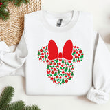 Mickey & Minnie Disney Christmas Sweatshirt, Disney Heart Hoodie, Christmas Party 2023 Shirt, Disney Shirt, Christmas Disney Family Sweater