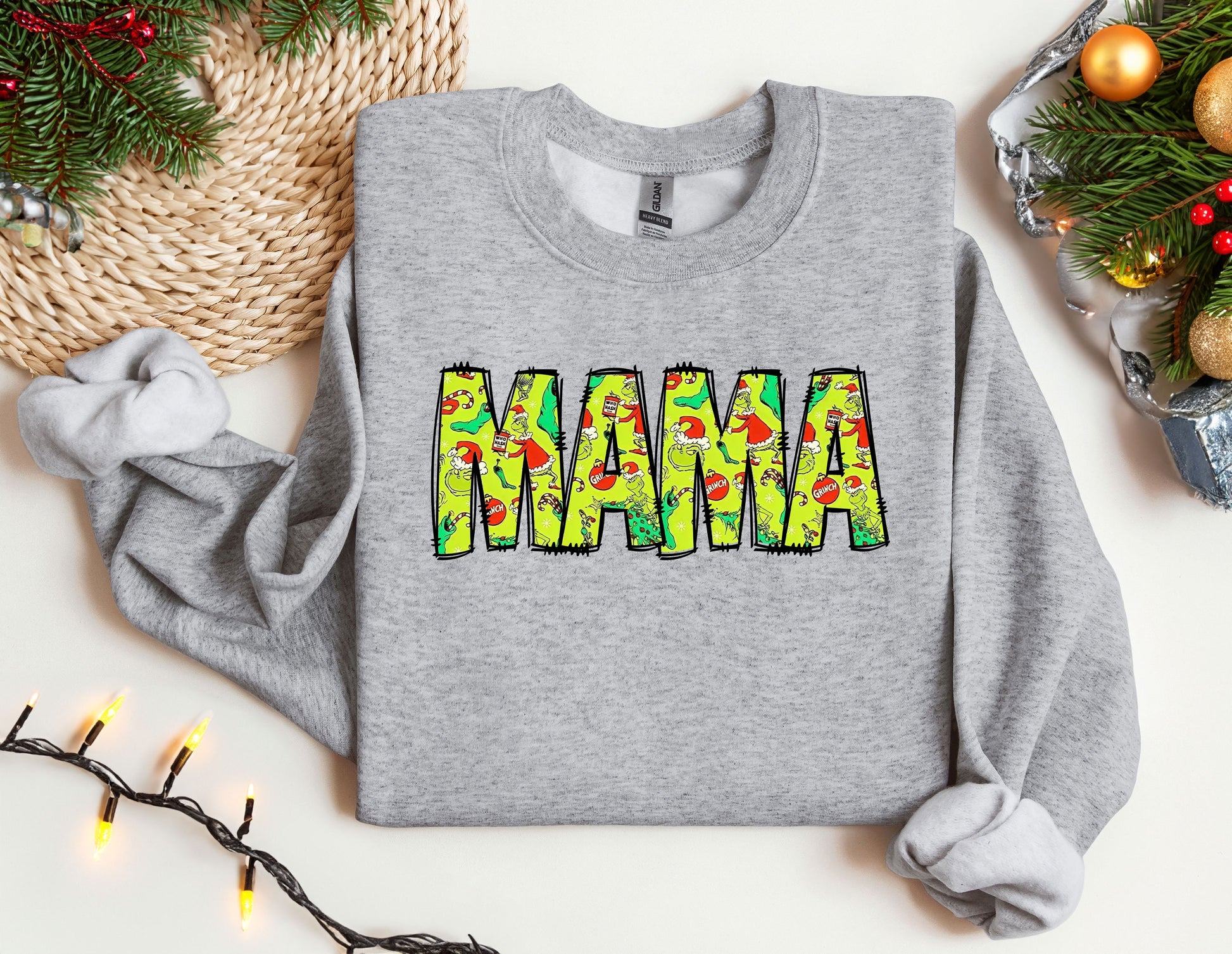 a sweatshirt with the word mama printed on it