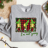a christmas sweater with a picture of two dogs on it