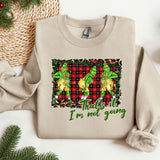 a sweater with a picture of two dogs on it