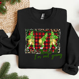 a black shirt with a picture of two dogs on it