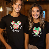 Disney Candy Shirts, Mickey Christmas Shirt, Minnie Christmas Shirt, Christmas Squad, Christmas Crew, Disney Girls Trip,Disney Family