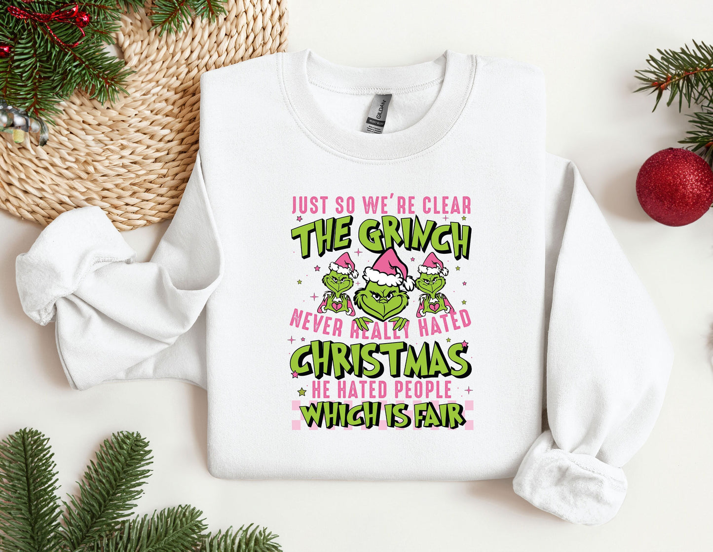 Grinch Christmas Sweatshirt, Unique Xmas Gift for her, Christmas Movies Characters Hoodie, Christmas Song Sweater, Vintage Movie Crewneck