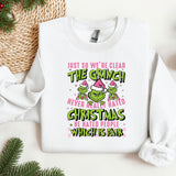 Grinch Christmas Sweatshirt, Unique Xmas Gift for her, Christmas Movies Characters Hoodie, Christmas Song Sweater, Vintage Movie Crewneck
