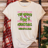 a white t - shirt with a christmas message on it