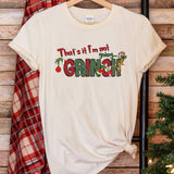 a white t - shirt that says, that's it's not grin