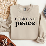 Choose Peace Sweatshirt, Charity Hoodie, Palestine Hoodie, Activist Sweatshirt, Equality Hoodie, Human Right Sweater, Protest Sweatshirt