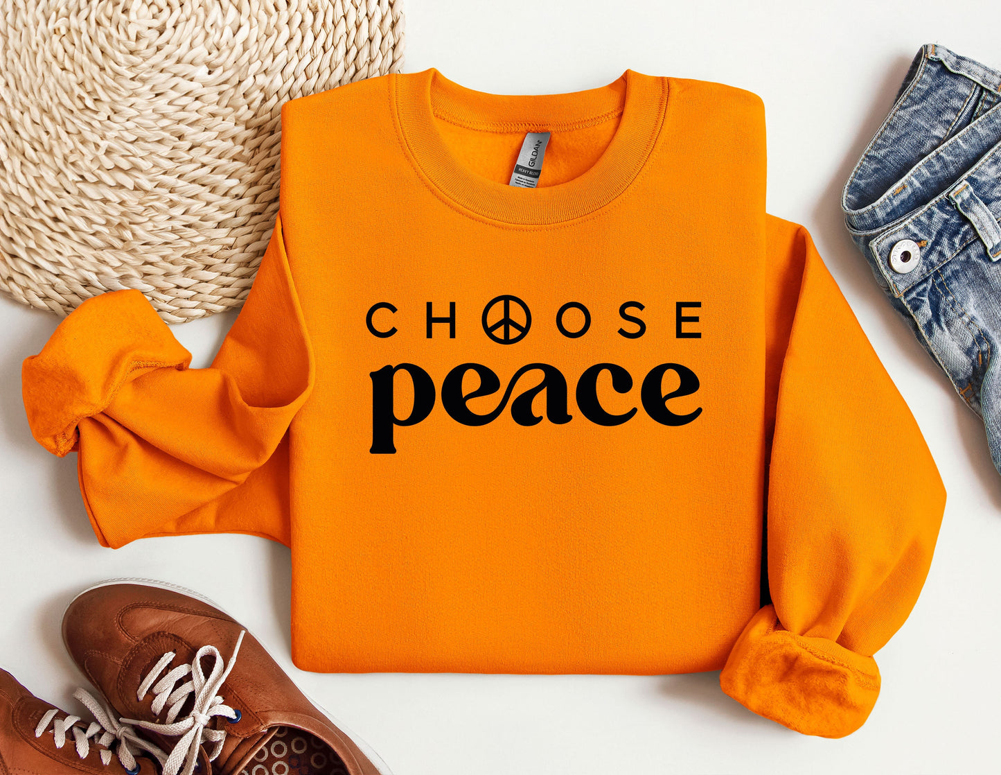 Choose Peace Sweatshirt, Charity Hoodie, Palestine Hoodie, Activist Sweatshirt, Equality Hoodie, Human Right Sweater, Protest Sweatshirt