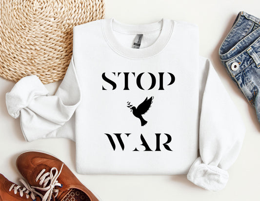 Stop War Sweatshirt, Charity Hoodie, Palestine Hoodie, Activist Sweatshirt, Equality Hoodie, Human Right Sweater, Protest Sweatshirt