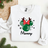 Christmas Mommy and Daddy Sweatshirt, Trendy Sweatshirt, Disneyland Sweatshirt, Oversized Sweatshirt, Christmas Sweatshirt, Christmas Gift