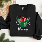 Christmas Mommy and Daddy Sweatshirt, Trendy Sweatshirt, Disneyland Sweatshirt, Oversized Sweatshirt, Christmas Sweatshirt, Christmas Gift