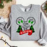Christmas Disney Sweatshirt, Trendy Sweatshirt, Disneyland Sweatshirt, Oversized Sweatshirt, Christmas Sweatshirt, Christmas Gift