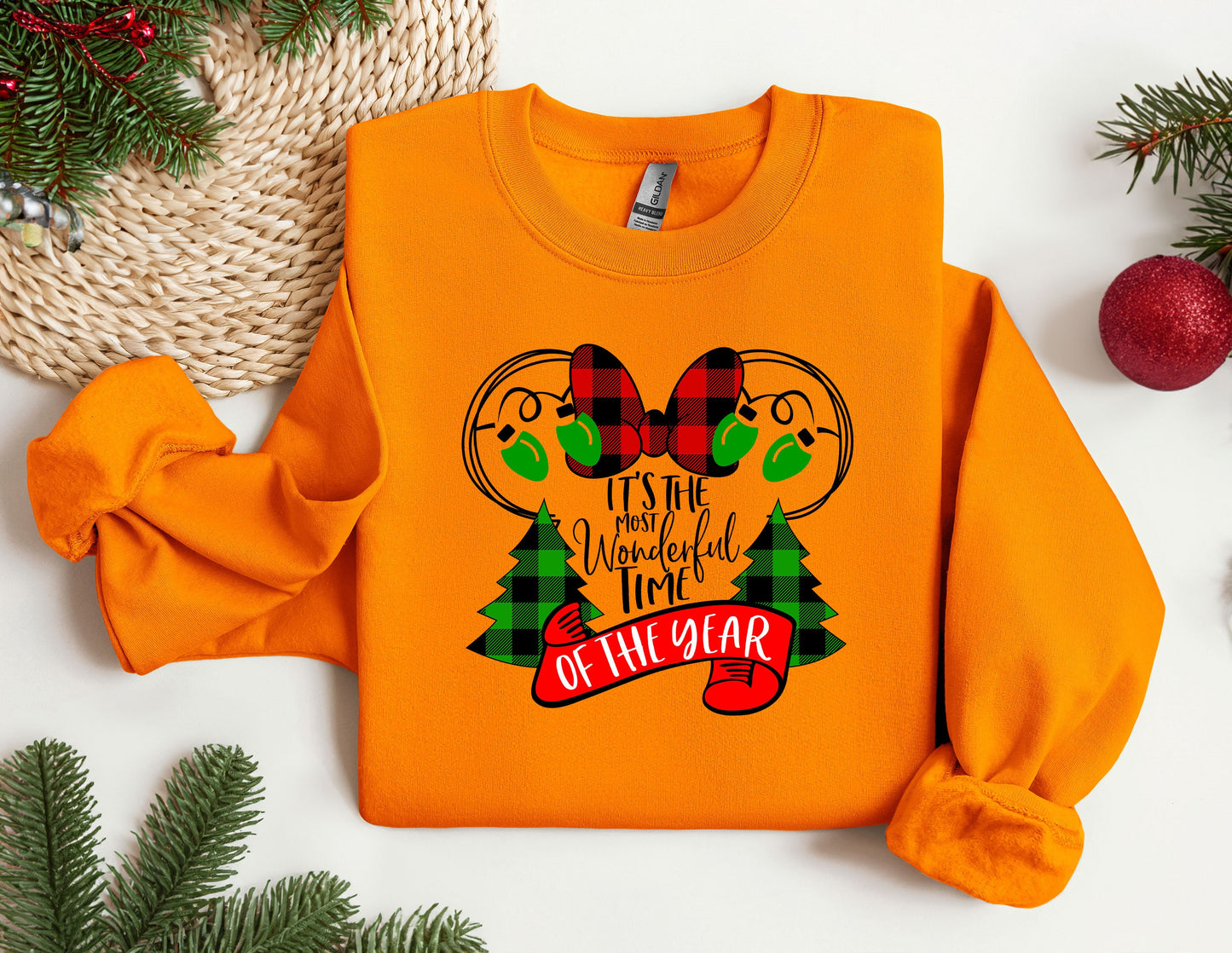 Christmas Disney Sweatshirt, Trendy Sweatshirt, Disneyland Sweatshirt, Oversized Sweatshirt, Christmas Sweatshirt, Christmas Gift