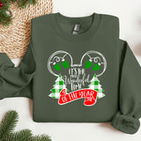 Christmas Disney Sweatshirt, Trendy Sweatshirt, Disneyland Sweatshirt, Oversized Sweatshirt, Christmas Sweatshirt, Christmas Gift