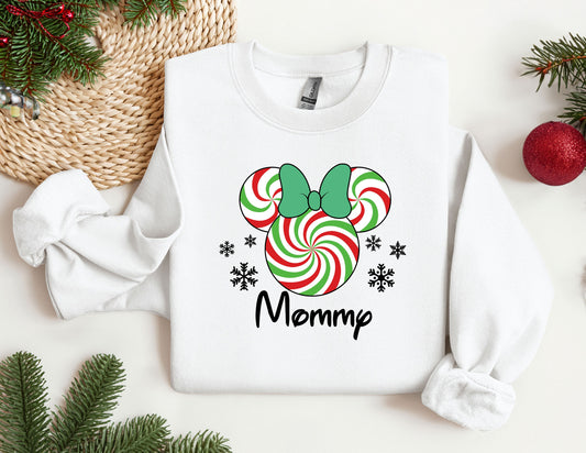 Christmas Mommy and Daddy Sweatshirt, Trendy Sweatshirt, Disneyland Sweatshirt, Oversized Sweatshirt, Christmas Sweatshirt, Christmas Gift