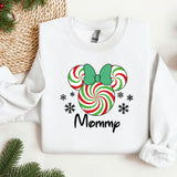 Christmas Mommy and Daddy Sweatshirt, Trendy Sweatshirt, Disneyland Sweatshirt, Oversized Sweatshirt, Christmas Sweatshirt, Christmas Gift