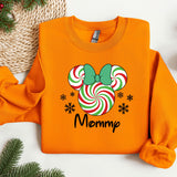 Christmas Mommy and Daddy Sweatshirt, Trendy Sweatshirt, Disneyland Sweatshirt, Oversized Sweatshirt, Christmas Sweatshirt, Christmas Gift