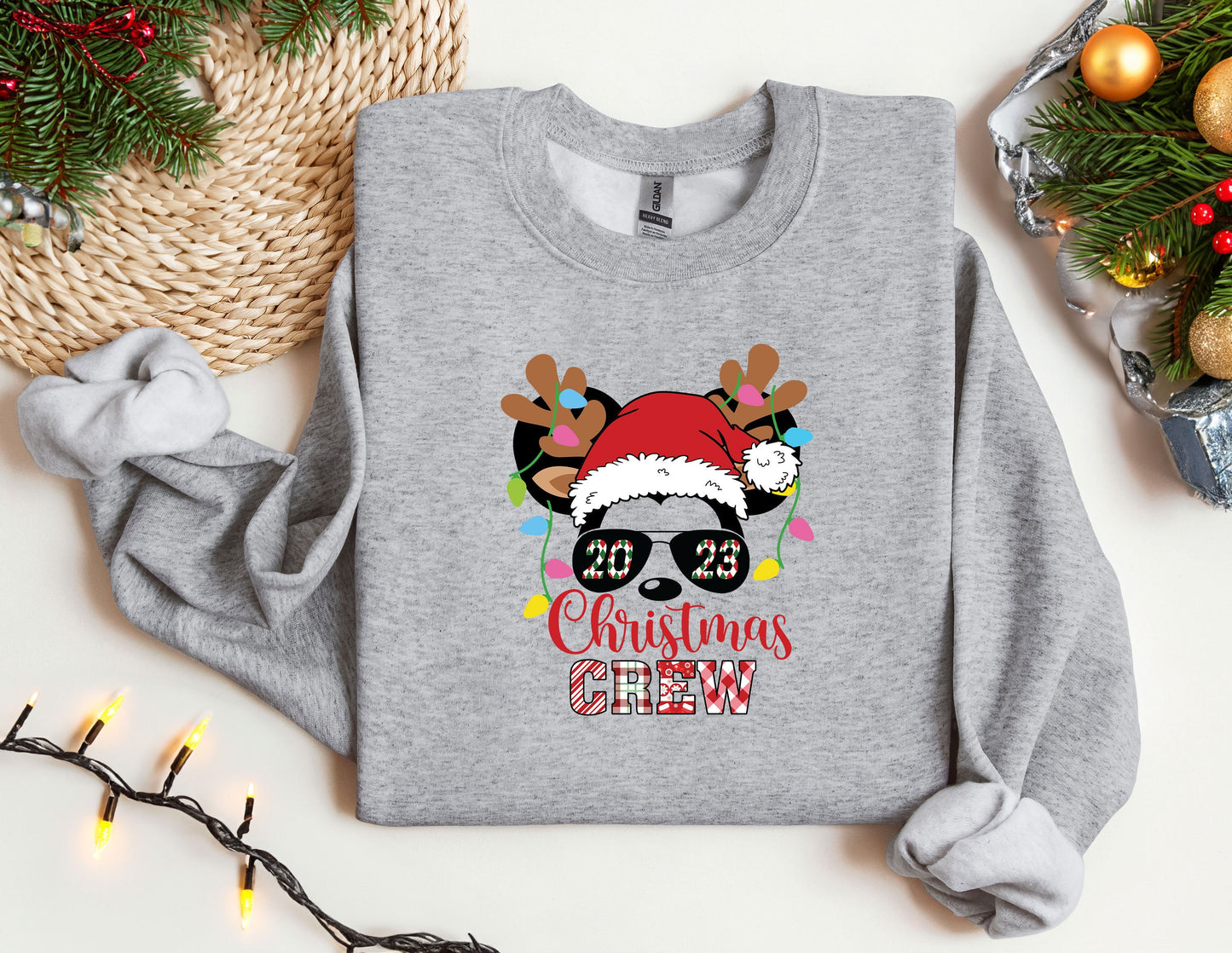 Christmas Crew Sweatshirt, Trendy Sweatshirt, Disneyland Sweatshirt, Oversized Sweatshirt, Christmas Sweatshirt, Christmas Gift