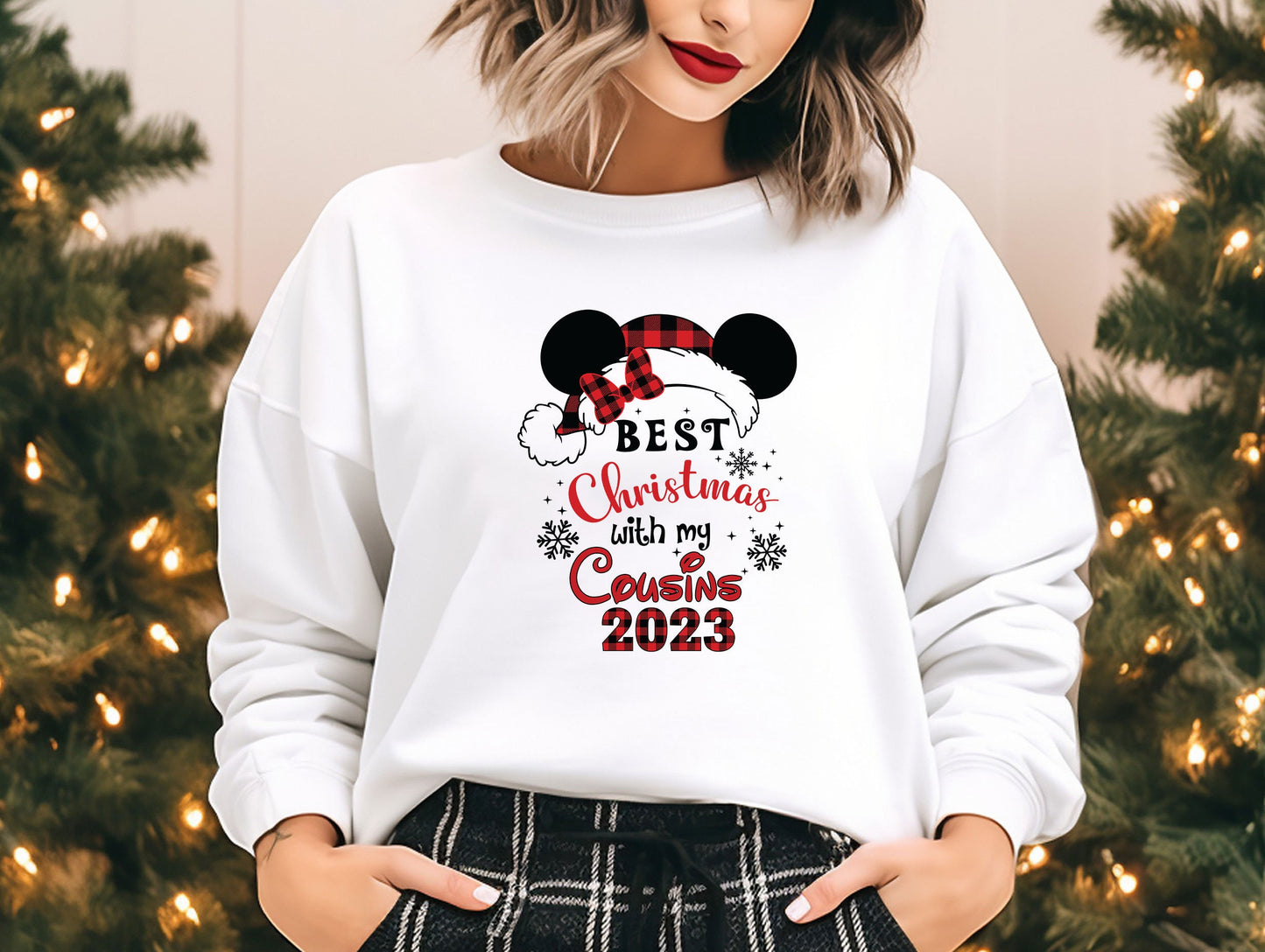 Cousin Christmas Sweatshirt, Trendy Sweatshirt, Disneyland Sweatshirt, Oversized Sweatshirt, Christmas Sweatshirt, Christmas Gift