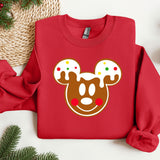 Christmas Disney Gingerbread Sweatshirt, Trendy Sweatshirt, Disneyland Sweatshirt, Oversize Sweatshirt, Christmas Sweatshirt, Christmas Gift