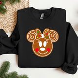 Christmas Disney Gingerbread Sweatshirt, Trendy Sweatshirt, Disneyland Sweatshirt, Oversize Sweatshirt, Christmas Sweatshirt, Christmas Gift