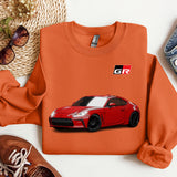 Toyota GR86 Gazoo Racing unisex sweatshirt, Drift Car Hoodie, Automotive Apparel Car Guys, Gift JDM Touge Enthusiasts Sweat, Car Sweatshirt