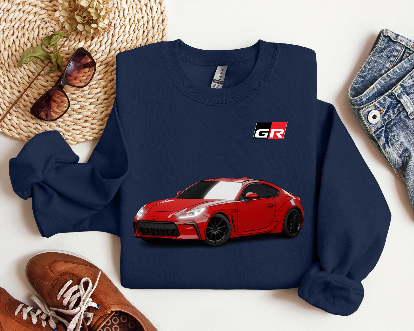 Toyota GR86 Gazoo Racing unisex sweatshirt, Drift Car Hoodie, Automotive Apparel Car Guys, Gift JDM Touge Enthusiasts Sweat, Car Sweatshirt