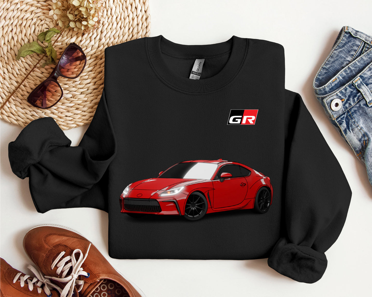 Toyota GR86 Gazoo Racing unisex sweatshirt, Drift Car Hoodie, Automotive Apparel Car Guys, Gift JDM Touge Enthusiasts Sweat, Car Sweatshirt