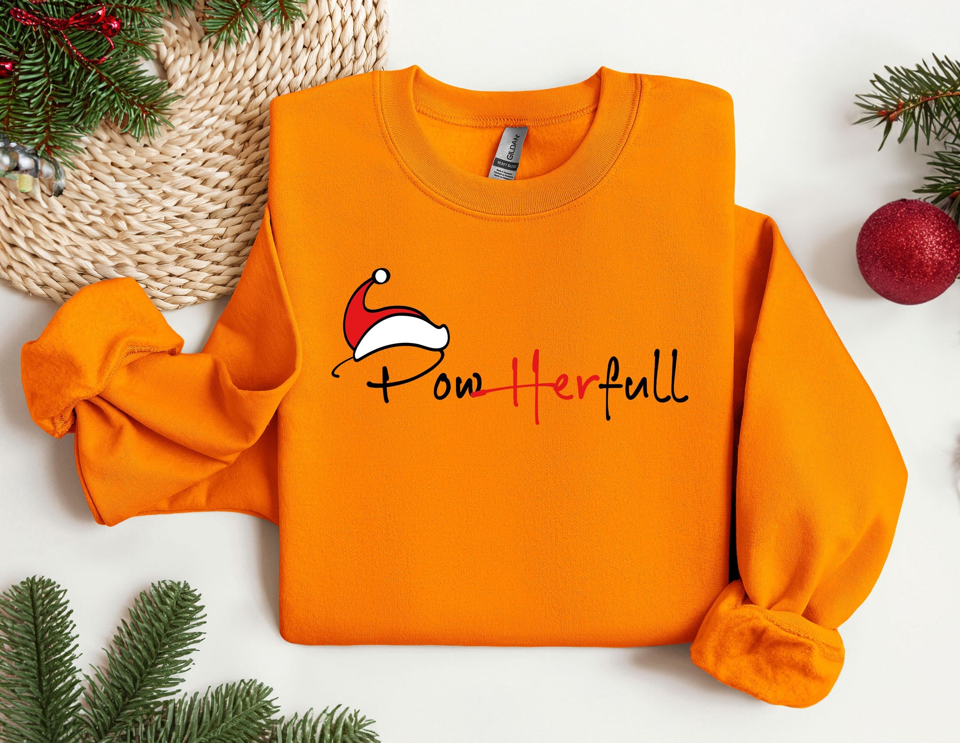 an orange sweatshirt with the word pom - happle on it