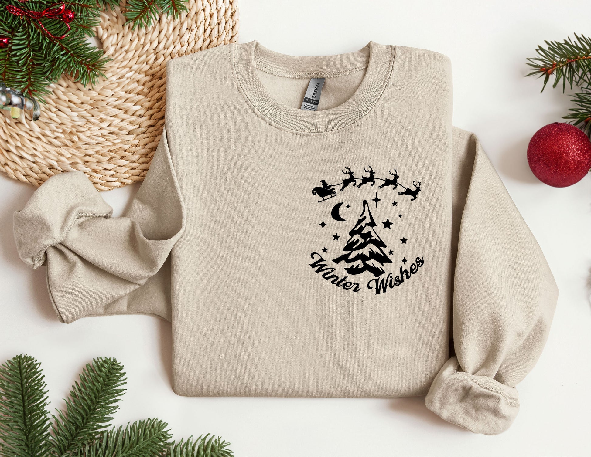 a sweater with a christmas tree on it