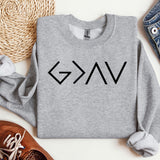 a grey sweatshirt with the word vak on it next to a pair of shoes
