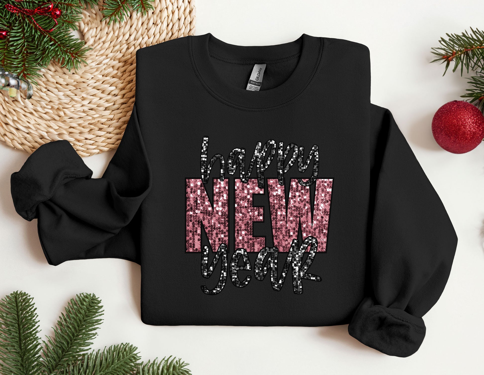 a black sweatshirt with the words i love new york printed on it