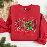a red sweater with the word ugly claus on it