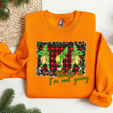an orange shirt with a picture of two dogs on it